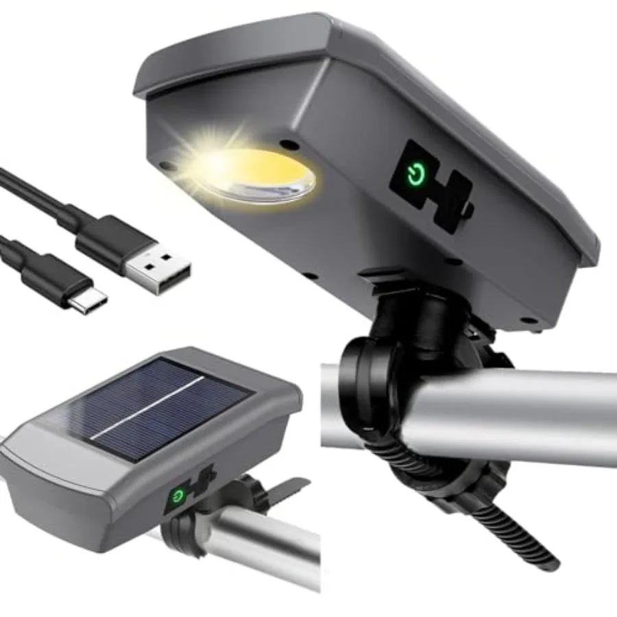 

BBQ Grill Light Designed for Griddle USBC Solar Rechargeable BBQ Grill Lights for Outdoor Grill Accessories Auto On Off 360 R