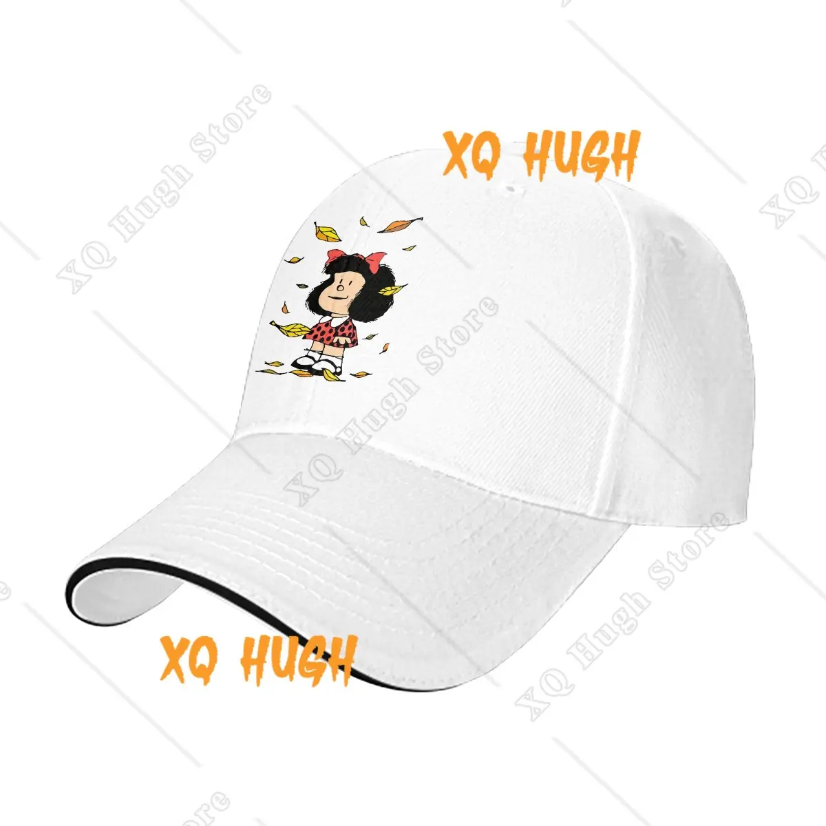 Autumn Leaves Baseball Caps Peaked Cap Mafalda Quino Comics Manga Girl Sun Shade Hats for Men Women