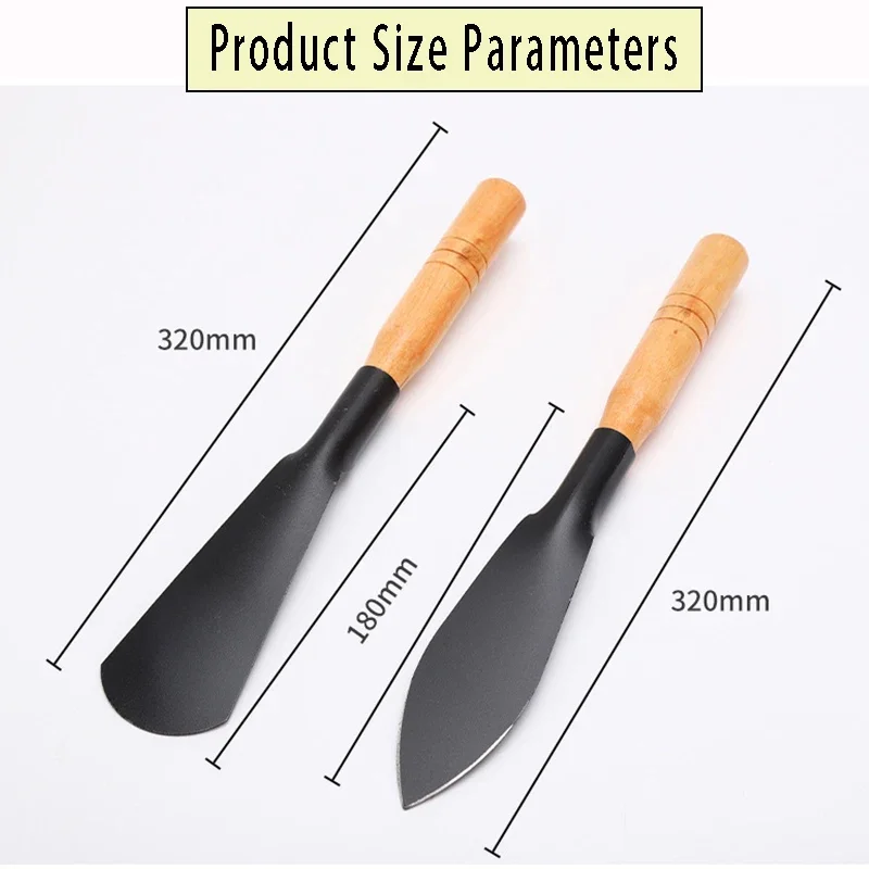 Multifunctional Gardening Tool Shovel for Household Digging Wild Vegetables Planting Flowers and Weeding Thickened Iron Hoe New
