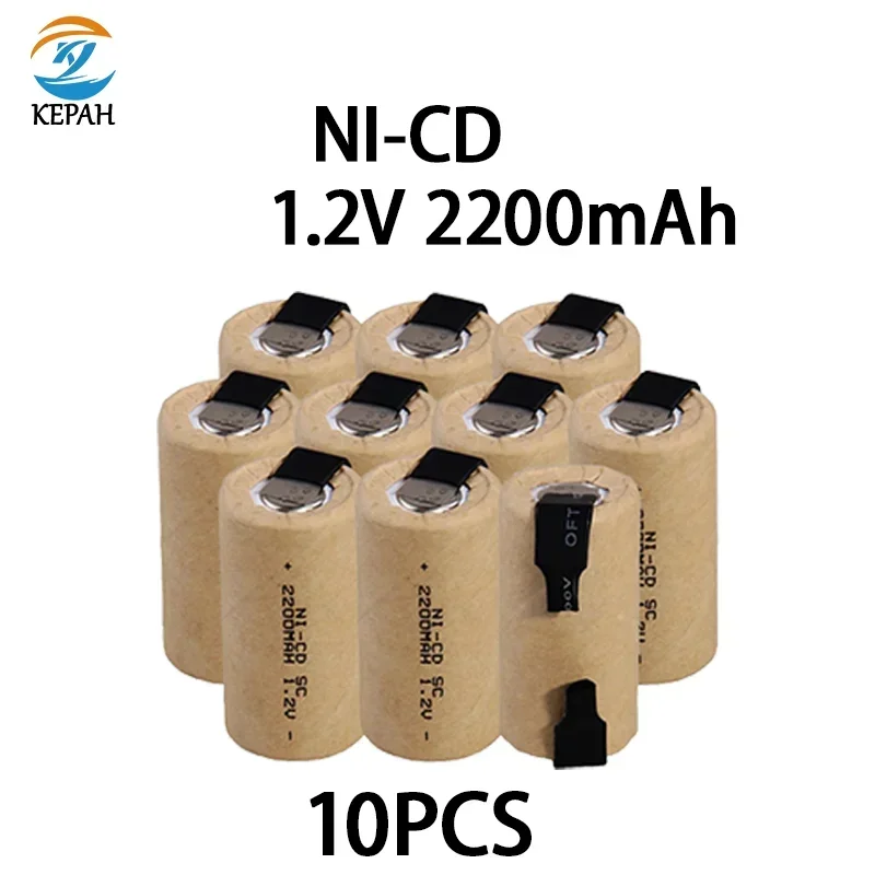

NEW SC nickel-cadmium 2200mAh degradable hydrogen 1.2V rechargeable battery, used for hand drills, power tools, etc.