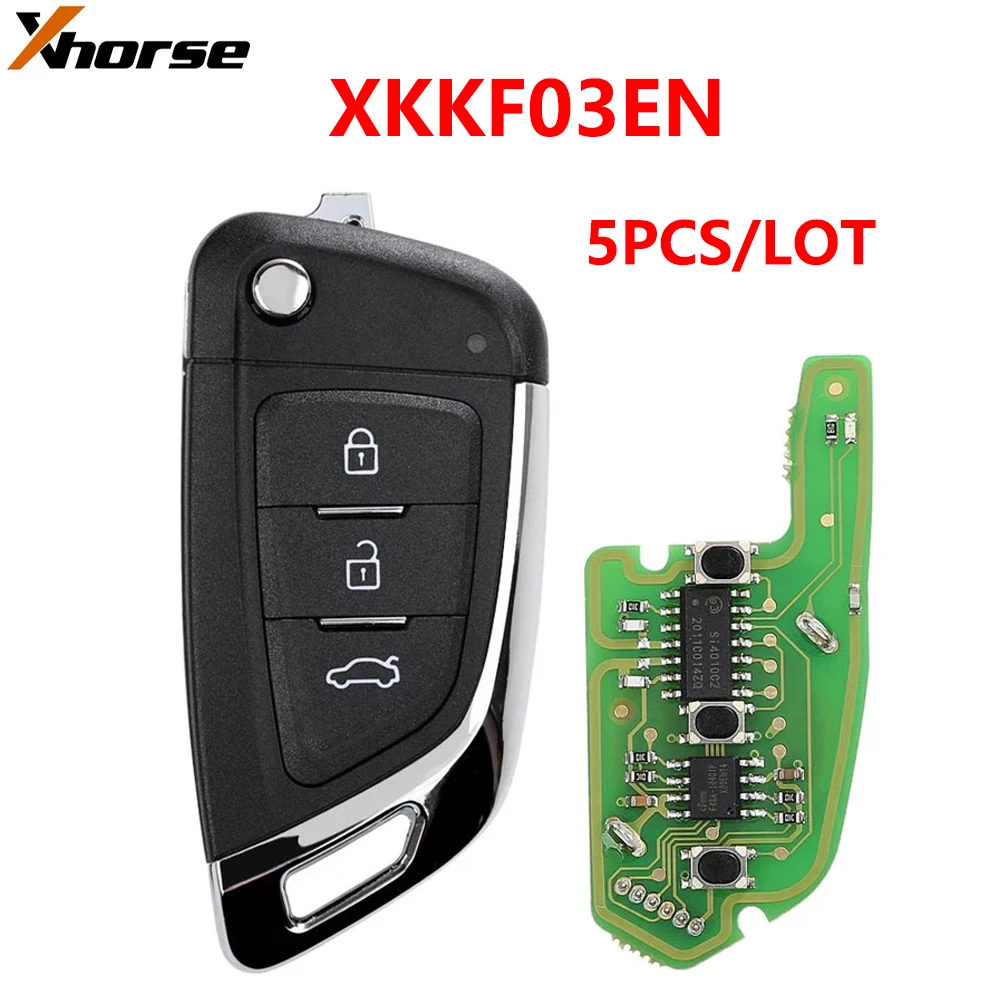 

5Pcs/Lot Xhorse Universal Remote Key Fob Knife Style XKKF03EN for VVDI Key Tool