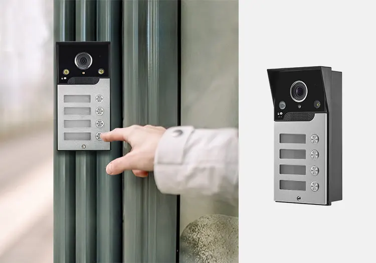 Tuya 2/3/4 AHD 1080P Apartamentos Home Video Intercom com câmera de controle de acesso Vídeo porteiro Monitor wi-fi de 7 polegadas