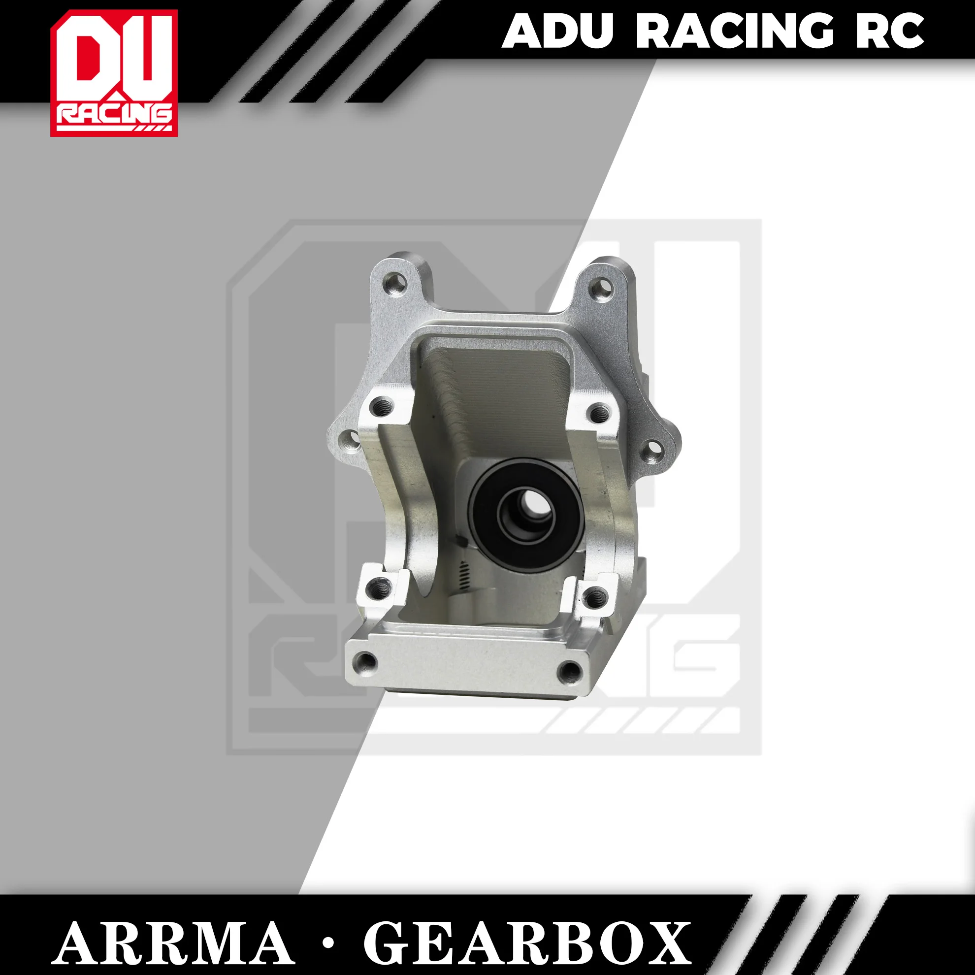 ADU Racing GEARBOX CASE SET CNC 7075 T6 ALUMINUM FOR ARRMA 1/8 AND 1/7 6S