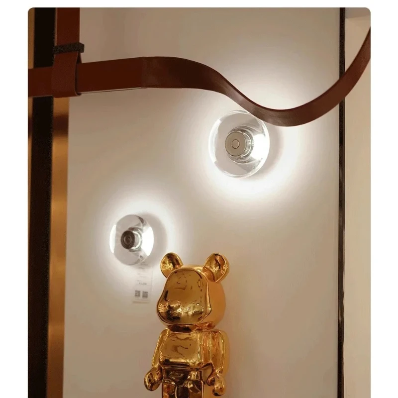 

LED Nordic Vintage Crystal Glass Lampshade Wall Sconce for Home Decor Living Room Bedside Minimalist Design Art Wall Lights Lamp