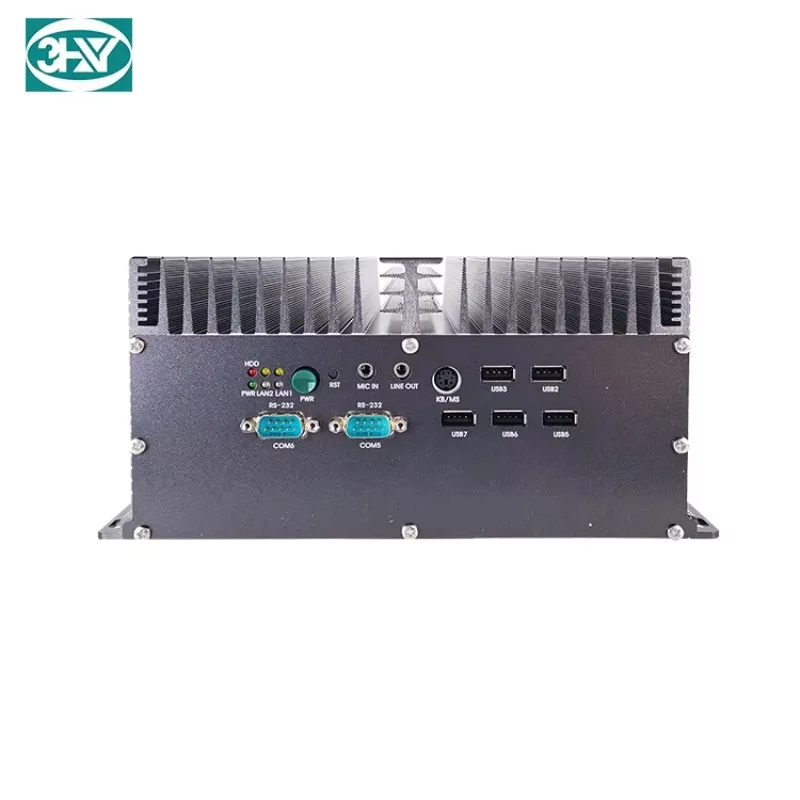 Embedded Fanless I5 IPC Industrial Computer PCI Card Expansion Up To 10 *COM