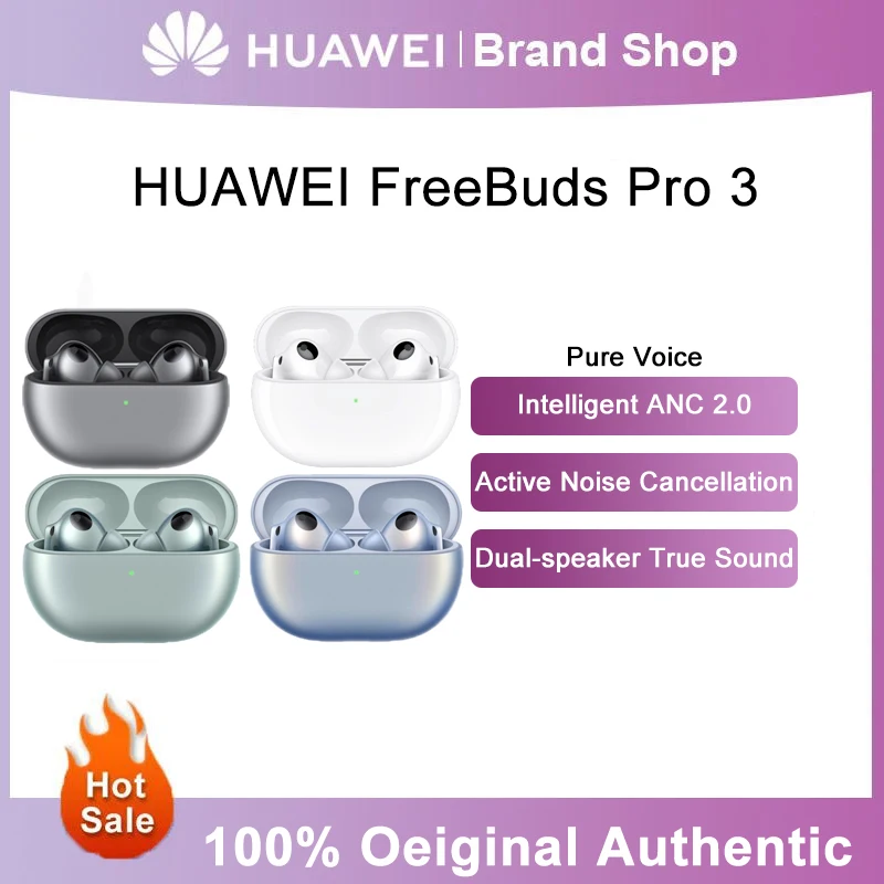 

HUAWEI FreeBuds Pro 3 True wireless Bluetooth noise-cancelling headphones In-ear dynamic noise-cancelling game video