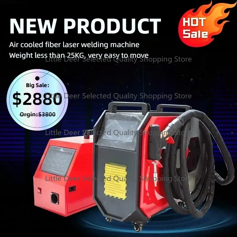 Handheld Air-cooled Laser Welding Machine 4-in-1 Welding and Cutting Weld Cleaning and Rust  220V