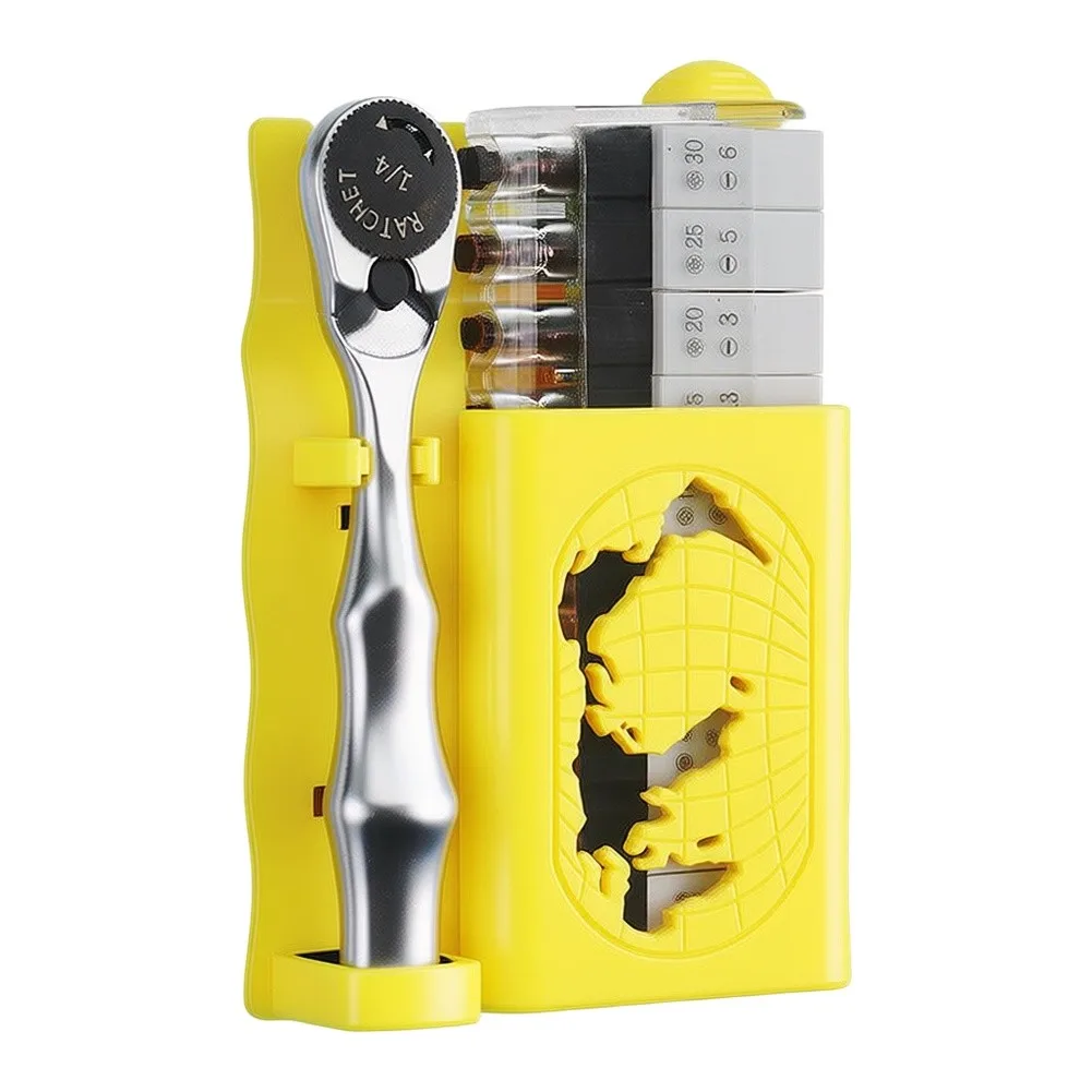 For Mini Ratchet Screwdriver Set Alloy Steel Quick Change Bits For Tight Space Repair Home Auto Maintenance Hand Tools Kit
