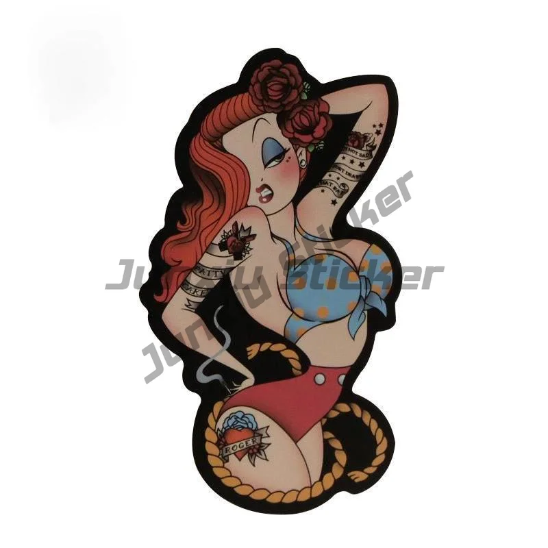 

Car Sticker Car Decorative Graphic Tattoo Sexy Spice Girl Princess Punk Style Skateboard Decal Car Sticker PVC