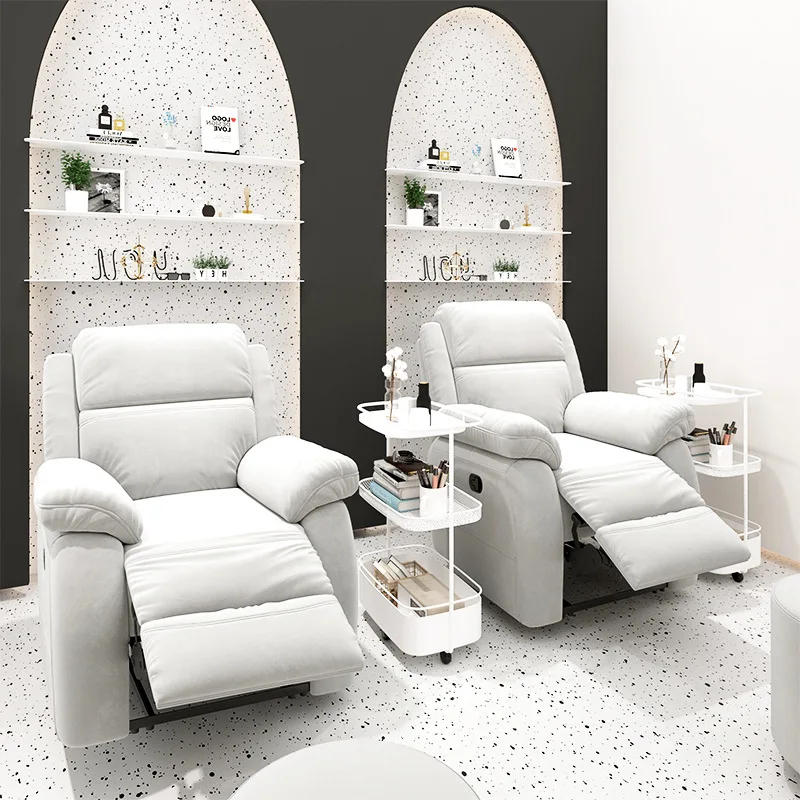 

Маникюрный диван, кресло для ног, красивые ресницы, красота, электрический диван для педикюра, ленивое многофункциональное массажное кресло с откидной спинкой, Sedie