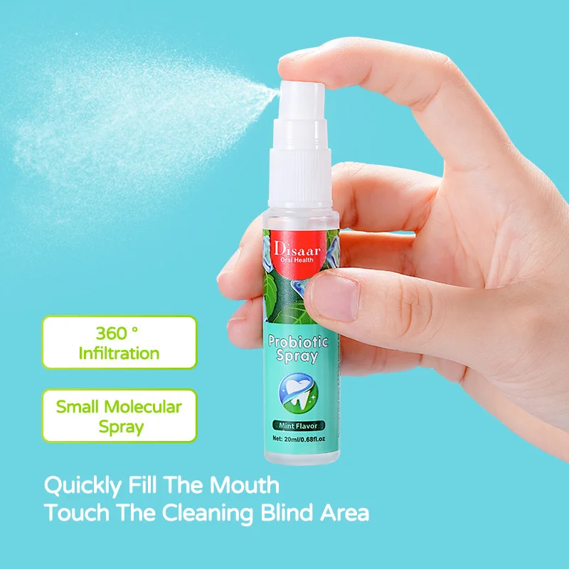 Portable Mouth Freshener Oral Fresh Spray Multi-fruity Mouths Cleaning-spray Remove Breath Odor Mist Oralcare Products 20ml