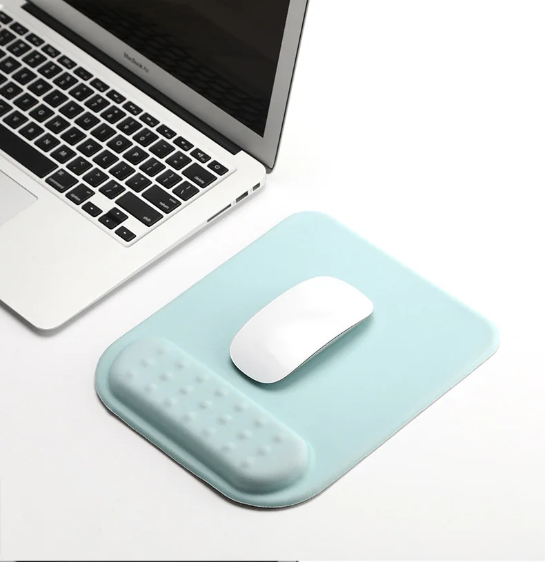Weiche Silikon-Handgelenkauflage Mauspad Ergonomische Schreibtischunterlage für Büro und Gaming 40+ Farboptionen – Detail 9