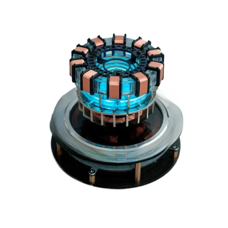 Reactor Maglev creativo que puede brillar un regalo de adorno de escritorio con tecnología negra fresca