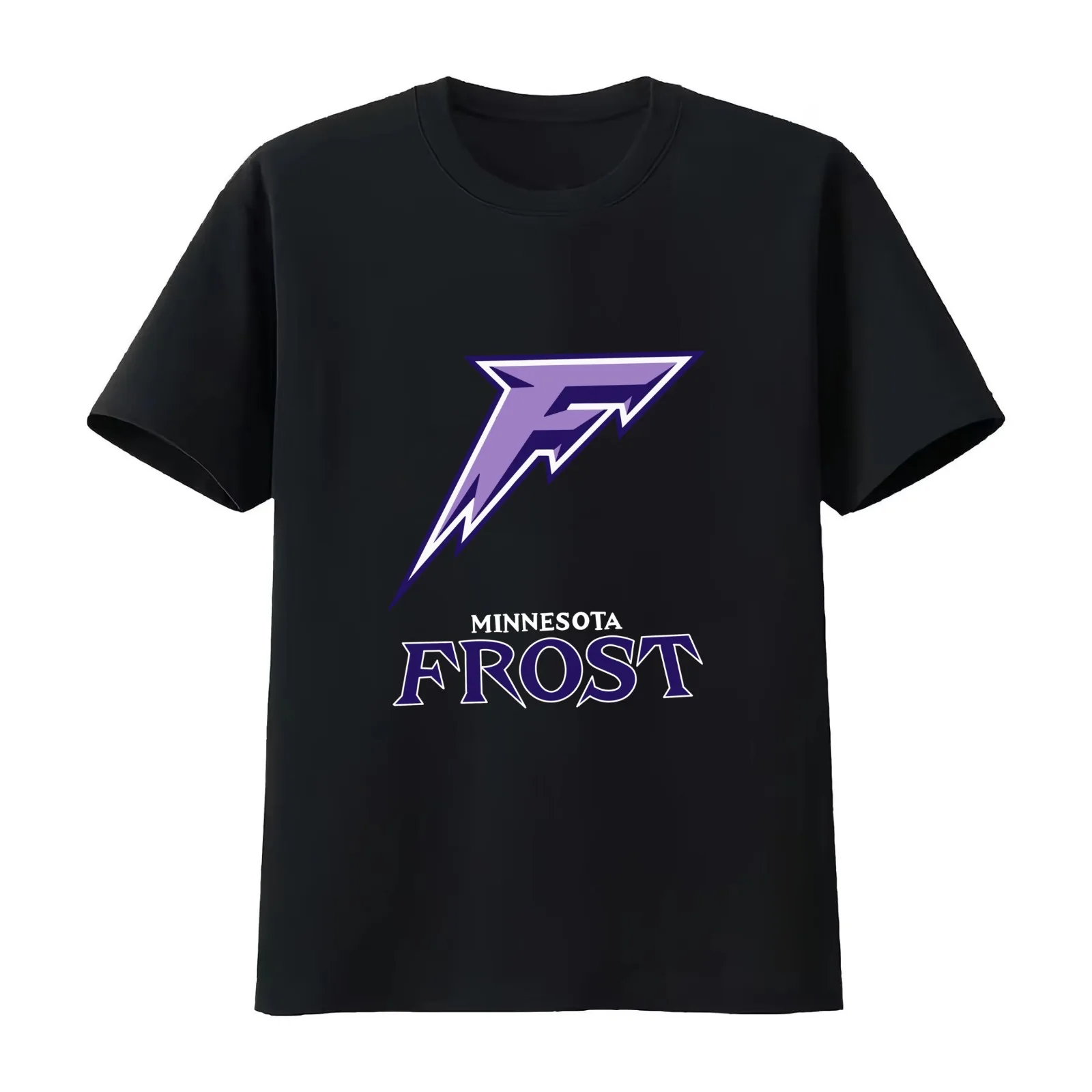 Minnesota Frost PWHL logo T-Shirt Summer Casual Cotton Tee Oversized Streetwear Tops Vintage Graphic Print Unisex Men Women