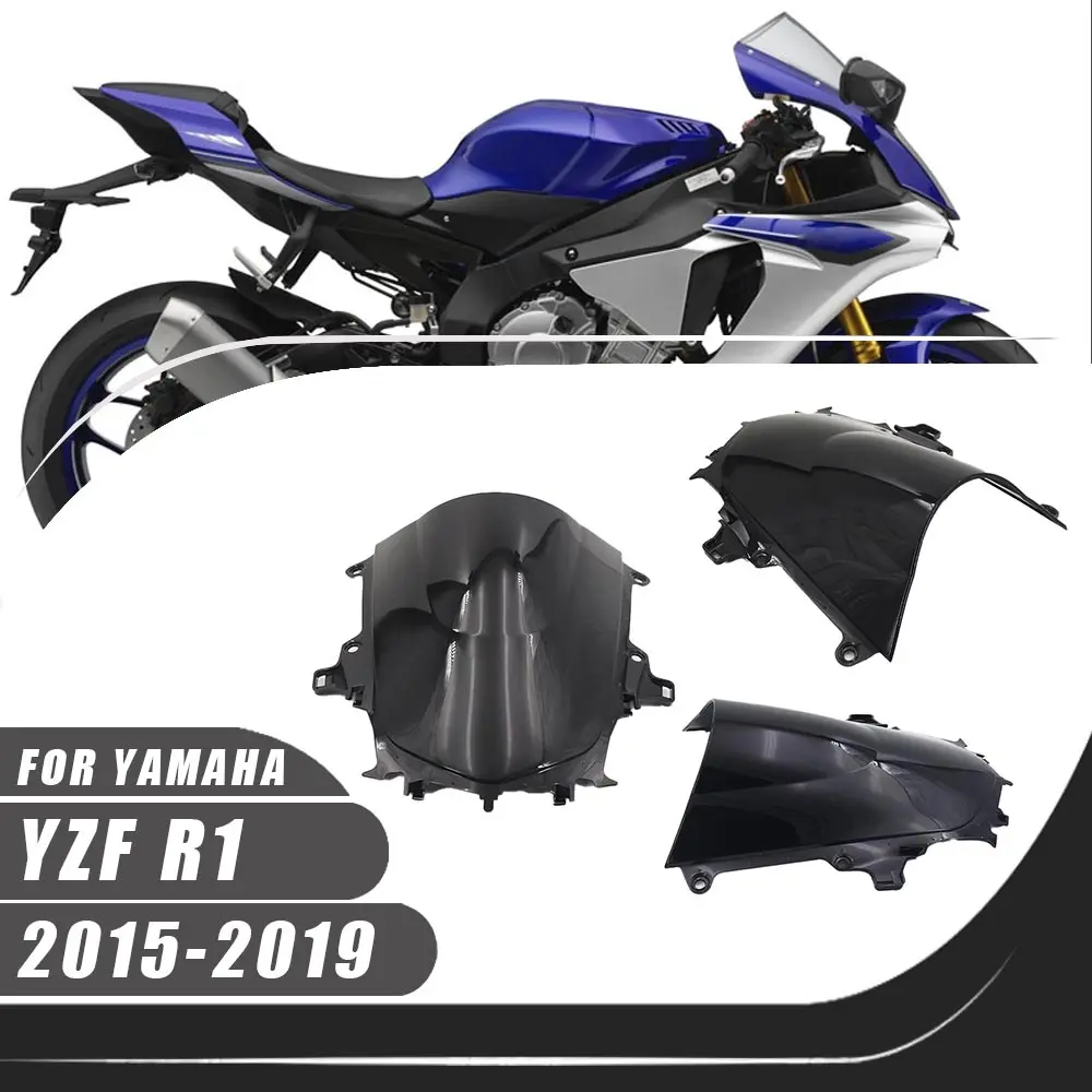 

For Yamaha YZF R1 2015-2019 Motorcycle Windshield Windscreen Wind Deflectors