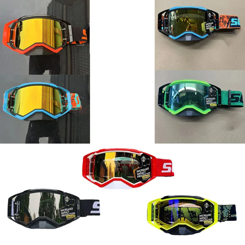 

Hot Motorcycle Glasses Men Motocross Goggles Helmet MX Moto Dirt Bike ATV Ski Outdoor Sports Glass Scooter Goggles Mask Cycling