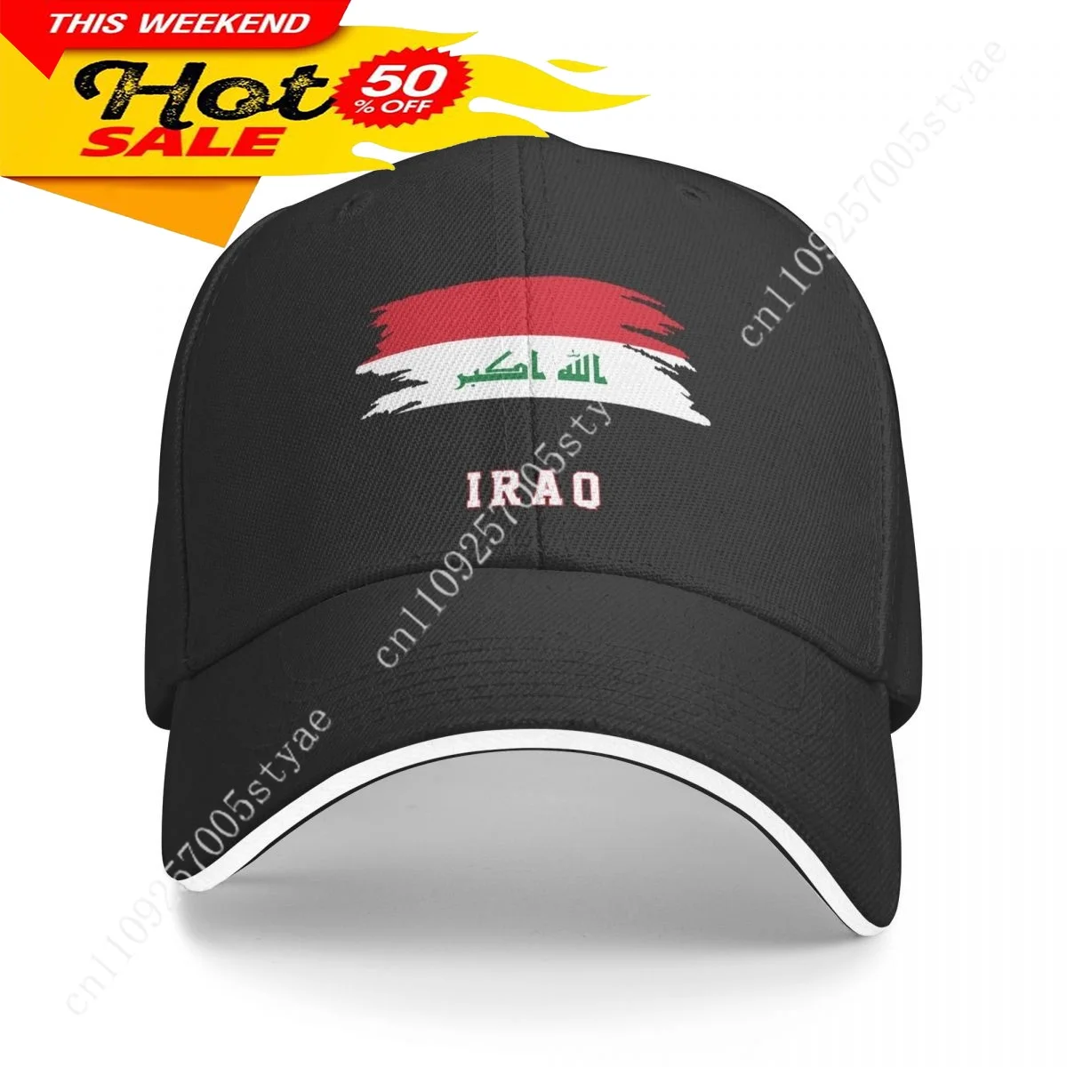 

Iraq Flag Iraqans Cap Man Woman Baseball Hat Fashion Sunhat Adjustable Hip Hop Hats Trucker Caps Cool Outdoor Snapback Hats