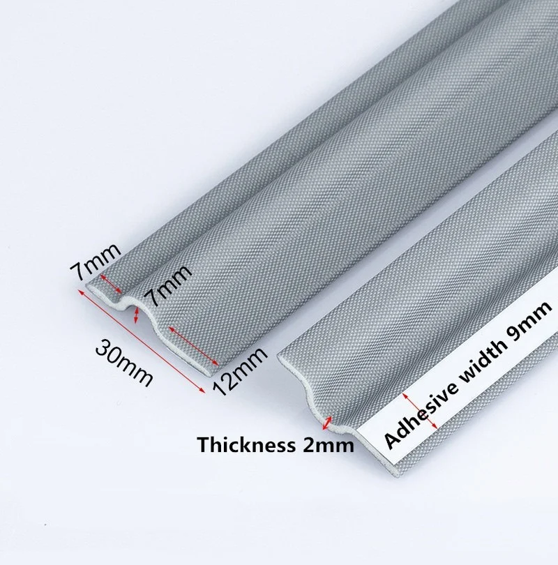 6M Self Adhesive Sealing Strip for Sliding Windows Door Acoustic Soundproof Foam Seal Tape Weather Stripping Gap Filler Artifact