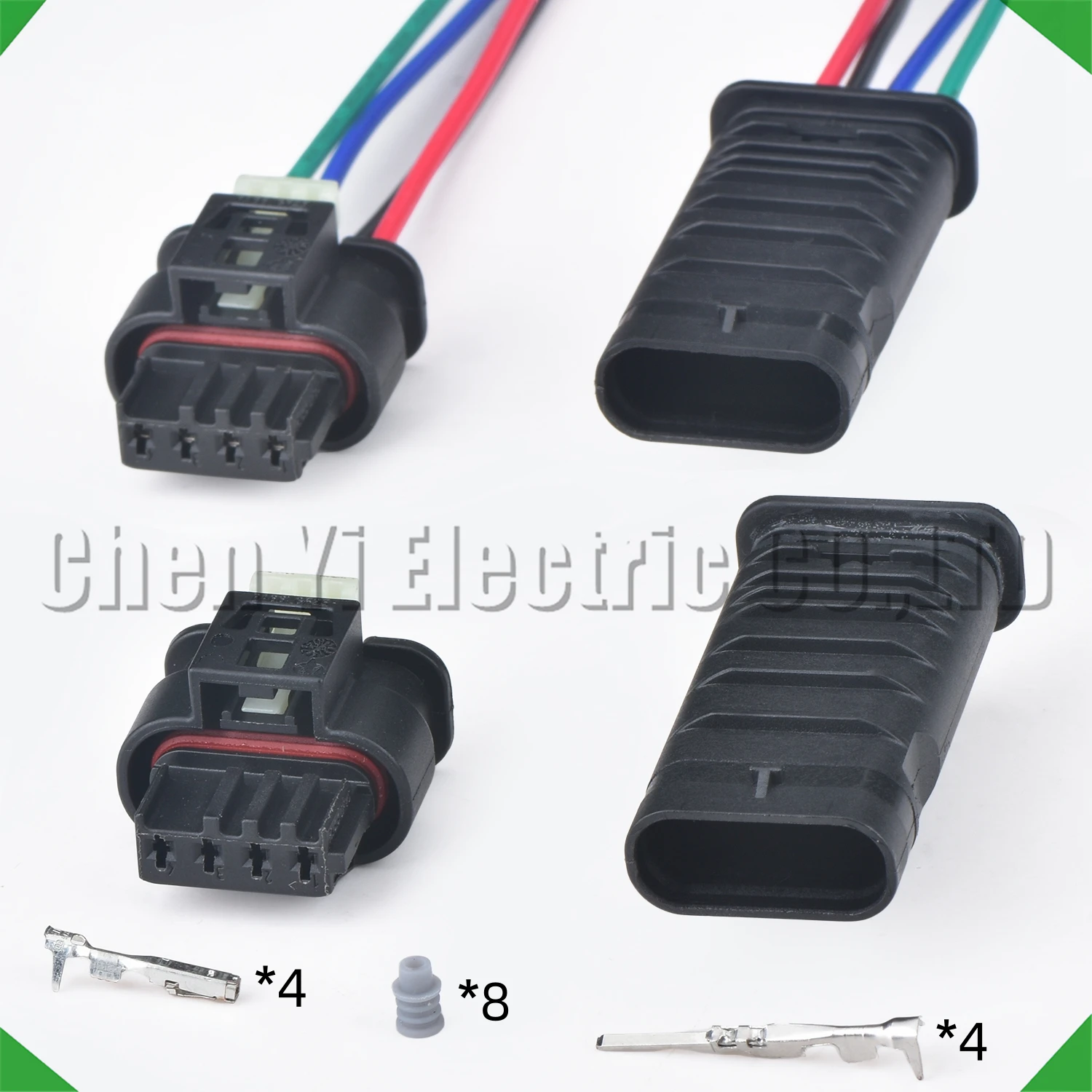 4 Pin Automotive Connectors Exhaust pipe electronic valve plug pressure sensor Wire harness Plug 805-122-586 For BMW Benz