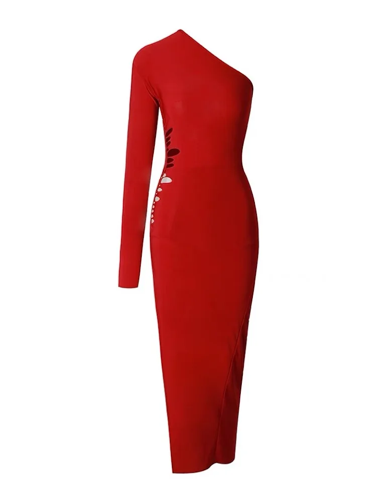 Frauen Latin Tanz kleid eine Schulter Ballsaal Rumba Salsa Bühne tragen schwarz rot Vestido de Baile Rosing Kleid #2253