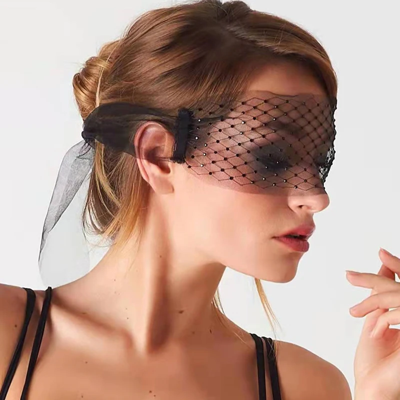 Black Birdcage Veil… - image