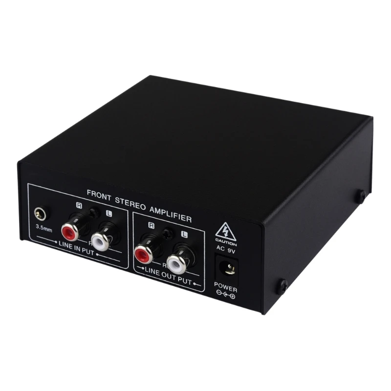 

2 Input 3 Output Passived Power Amplifiers Speaker Switcher Sound Switching Distribution Converters Metal Housing N58E