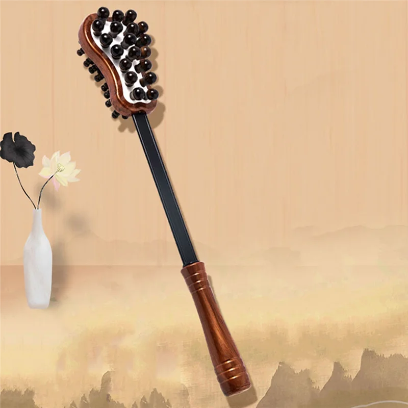 A24P バックノックマッサージハンマーハンドヘルドバックパウンディングマッサージハンマーストレスと疲労を軽減経絡マッサージツール