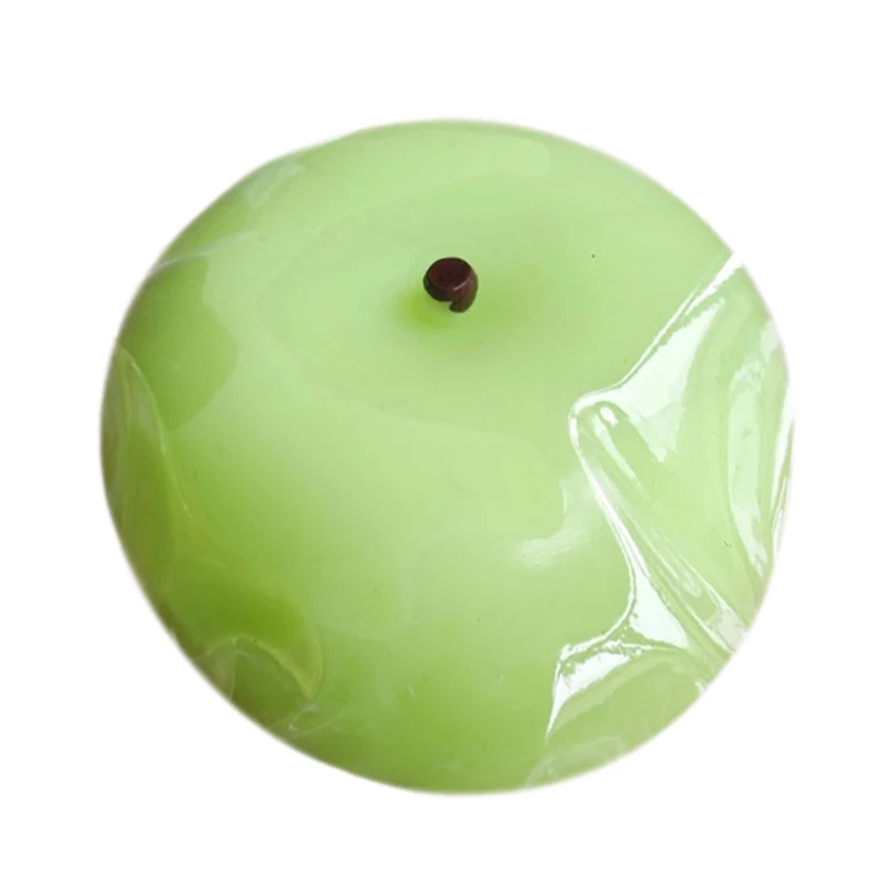 1PC Squishy Divertente Mela Verde Fatta A Mano TPR Per Adulti Alleviare Lo Stress Giocattolo Per Bambini Rimbalzo Lento Frutta Spremere Decompressione Puntelli Ragazza Regalo