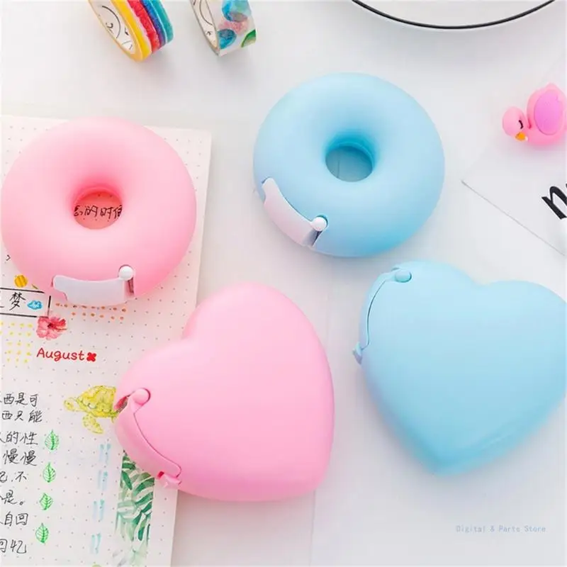 M17F Hart- en donutvorm-Washi-tapesnijder Onzichtbare tapesnijder Tape-tape-dispenser