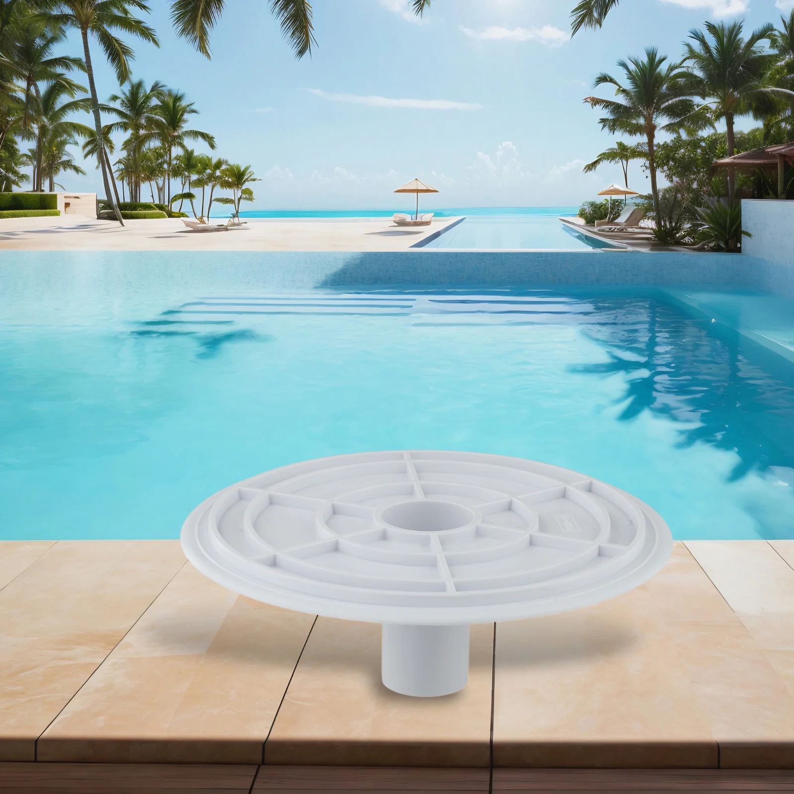 Skimmer Vacuum Elbow Plate Compatible with For HydroTools 8929 and For Swimline Thru Wall Skimmers 8939 8939G 8939A 8940 8940G