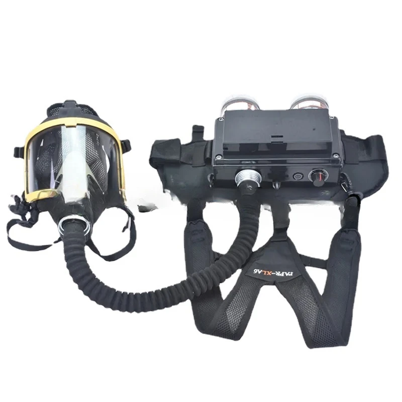 Portable forced-air respirator, lithium battery charging, mask type poisonous ga s filter, dust paint chemical products