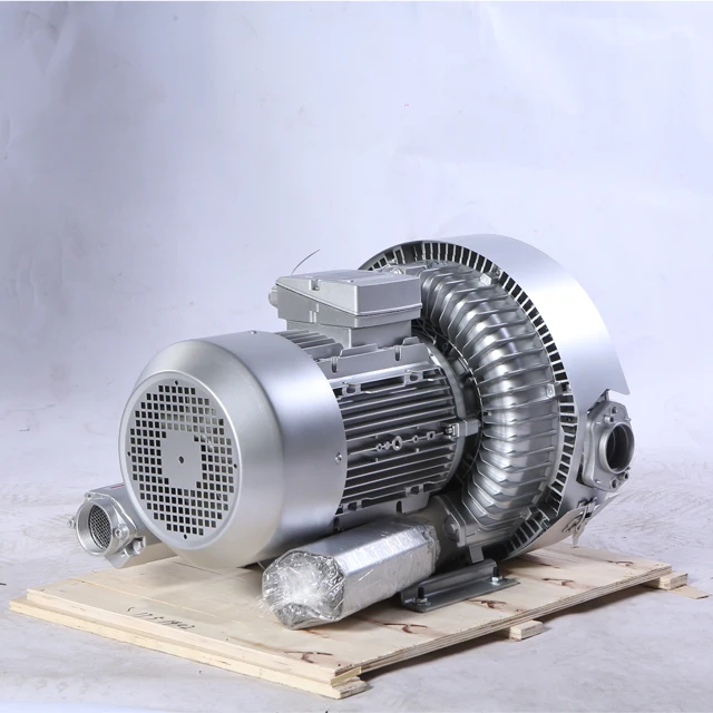 Fotografia 3: Ventilador de ar de estágio duplo vórtice de 5,5 kw para lago de peixes