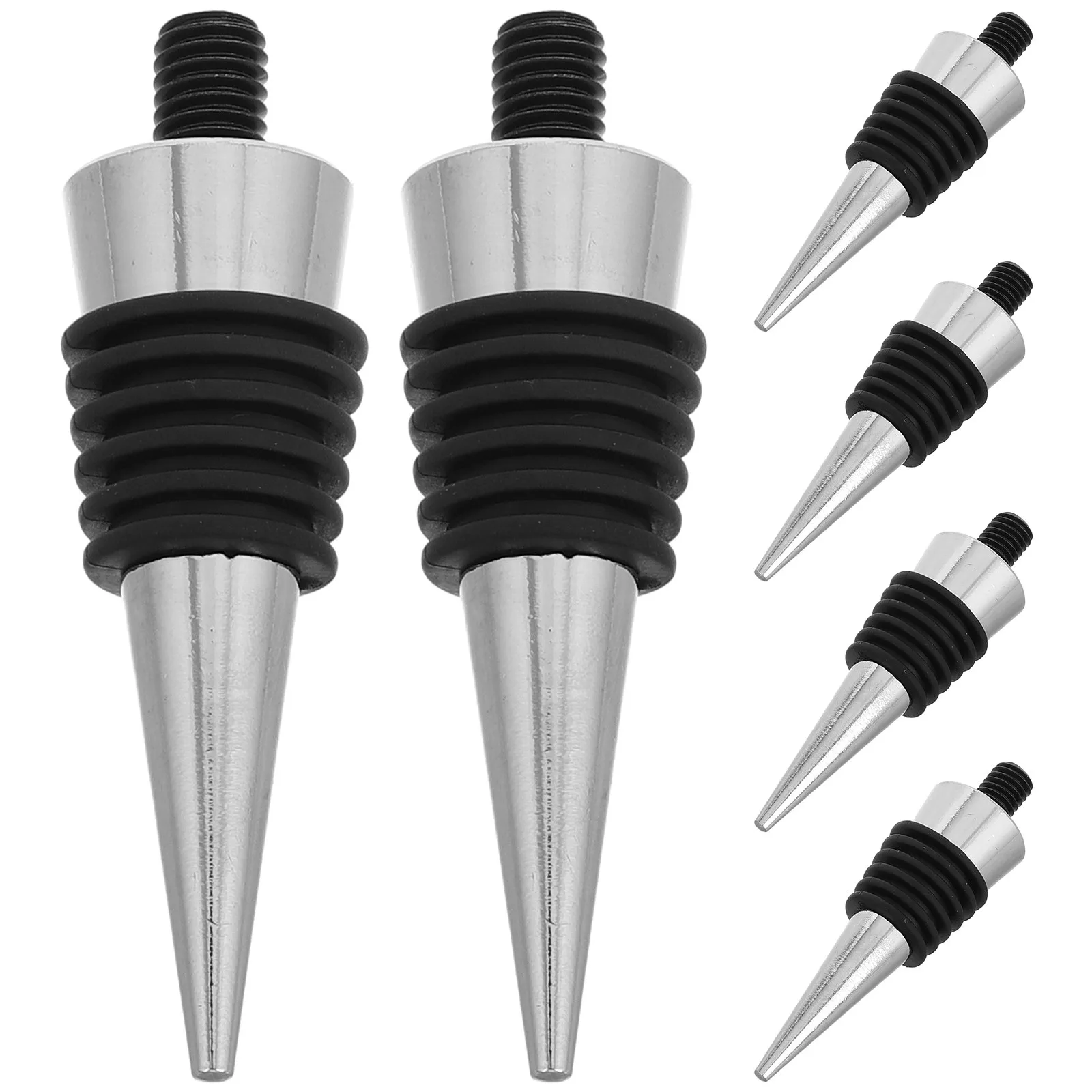 

Набор из 6 металлических пробок для винных бутылок, многоразовые декоративные вакуумные укупорки из сплава с болтовым креплением для рукоделия и стеклянной посуды