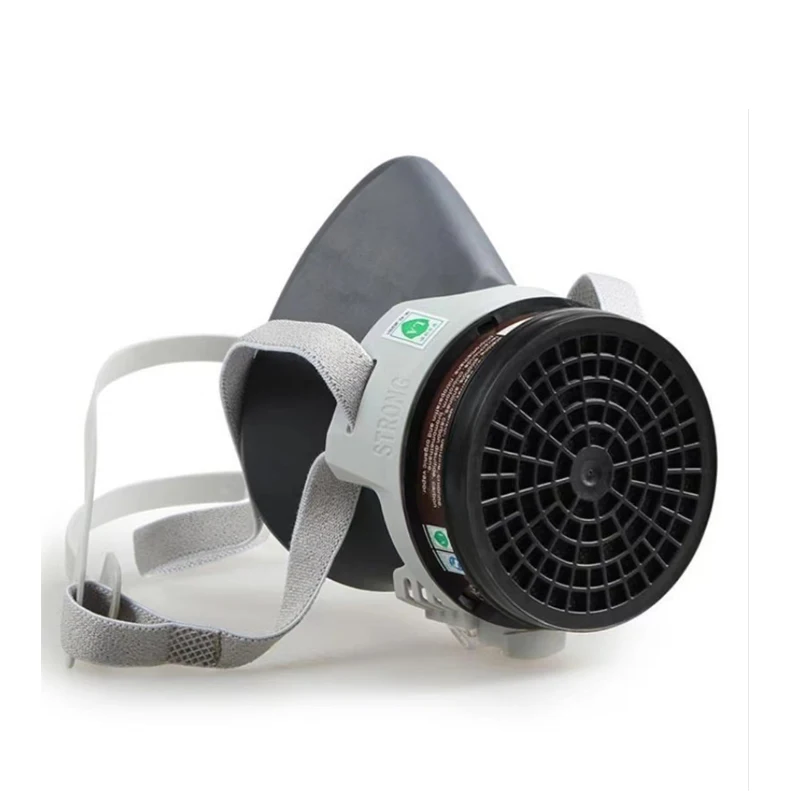 Rubber gas mask activated carbon filter cartridge anti-organic gas vapor used for chemical pesticide spray paint anti-odor