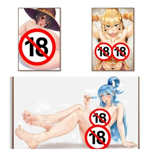 섹시한 애니메이션 누드 소녀 캔버스 그림 그림 홈 장식 포스터 캔버스 인쇄 그림 벽 예술 장식 8 최고의 판매 알몸 애니메이션 포스터 - №8