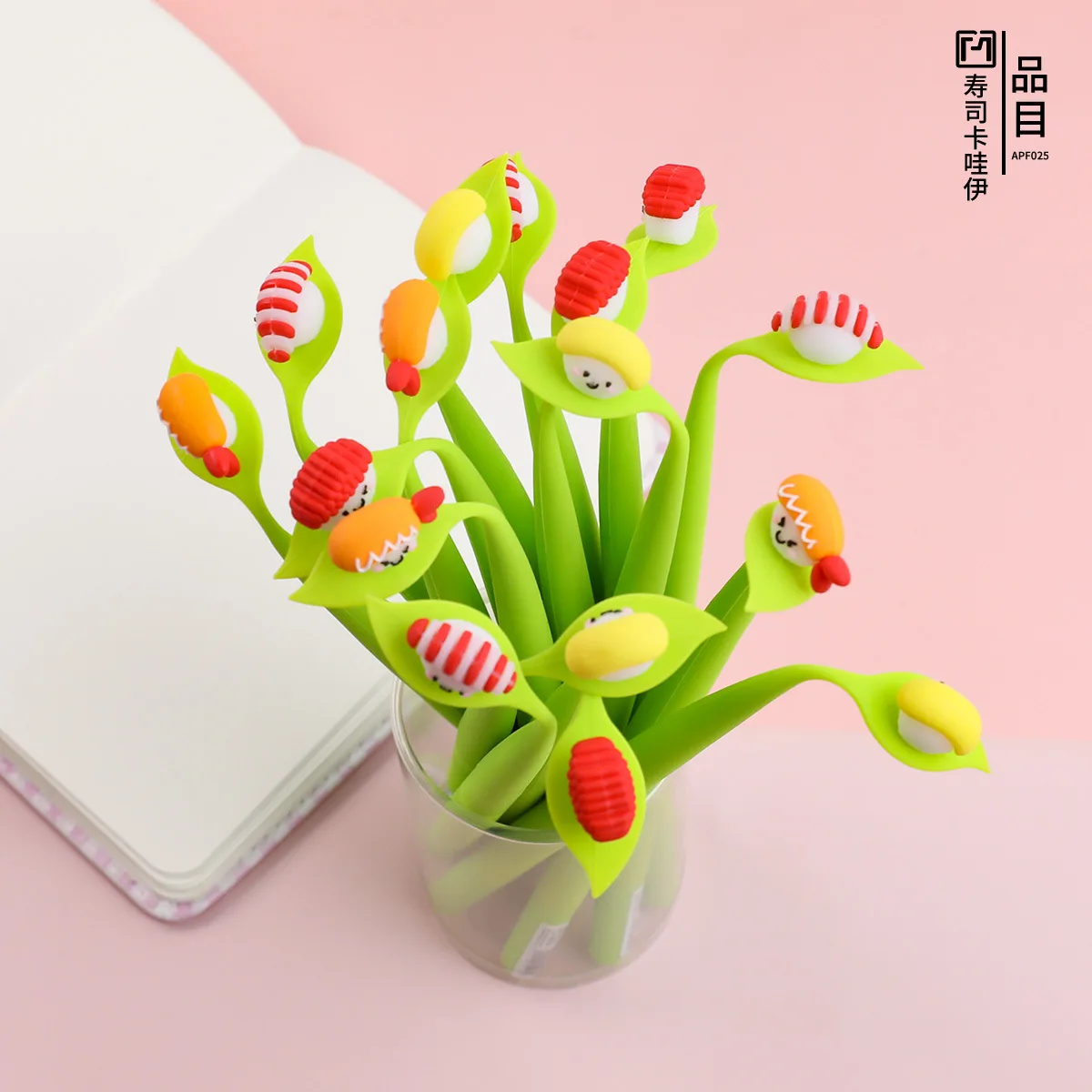 

48 шт., креативная корейская милая силиконовая ручка Kawaii, черная нейтральная ручка, авторучка, сменная основная ручка, студенческие канцелярские принадлежности, подарки