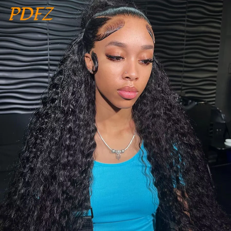 

13x4 Kinky Curly Human Hair Lace Front Wig Pre Plucked With Baby Hair Human Hair Wigs Natural Hairline Lace Frontal Wigs