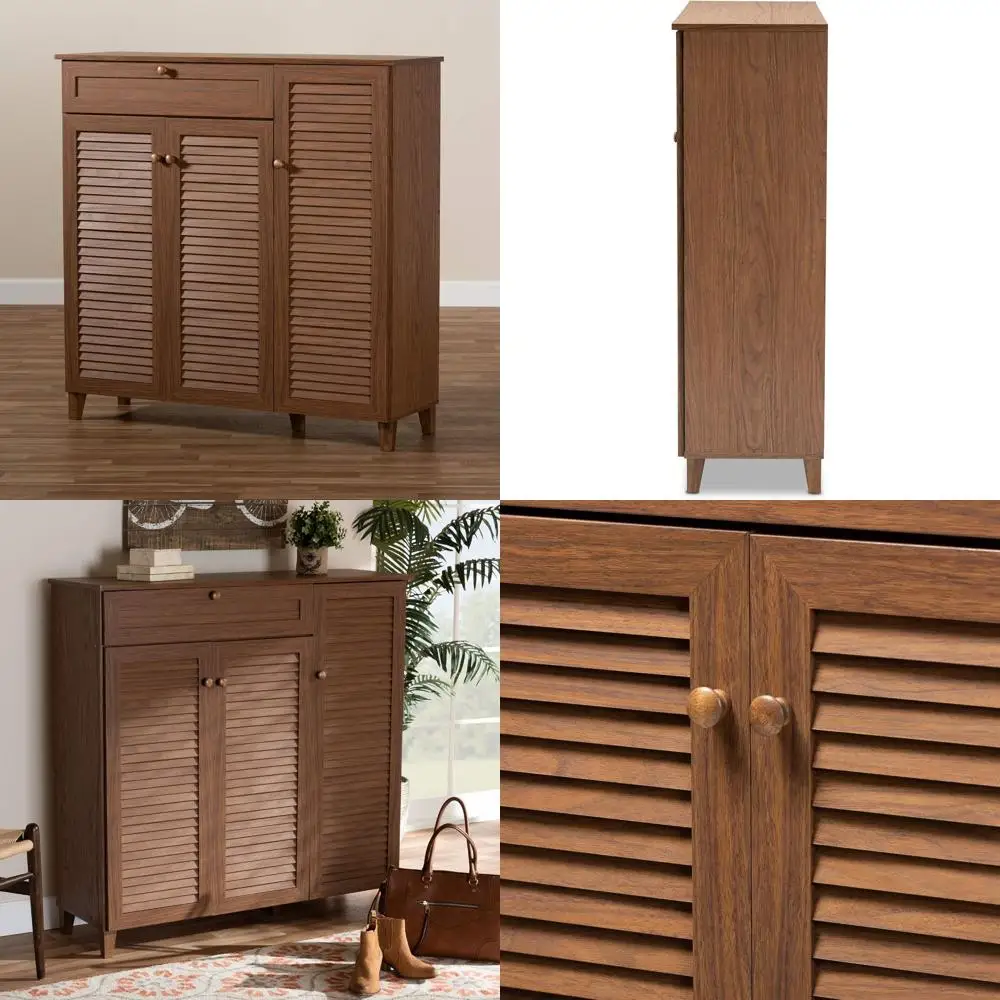 

Односекционный шкаф для обуви из орехового дерева