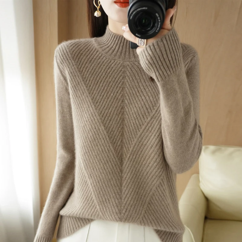 2022 autumn and winter cashmere sweater women\'s pullover fashion sweater casual knitted top cashmere women\'s sweater