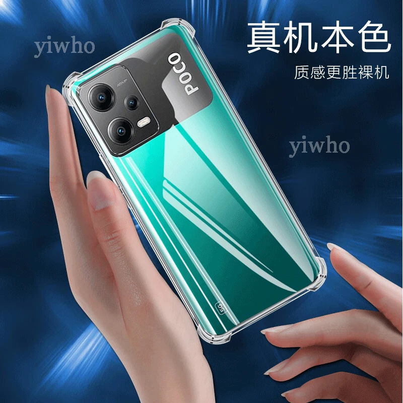 Luxury Clear Soft Silicone Case for Xiaomi Poco X5 5g Shockproof Transparent Xiomi Xiami Poco X 5 Mobile Phone Cases Back Covers