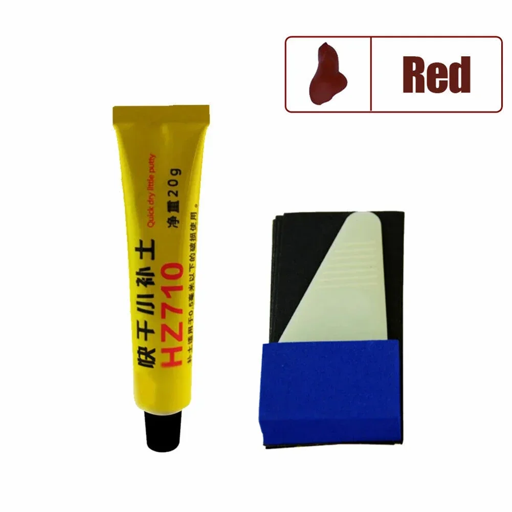 1pc vermelho/cinza/branco/preto corpo do carro massa de preenchimento de arranhões suave pintura caneta zero carro miantaining ferramenta de reparo acessório