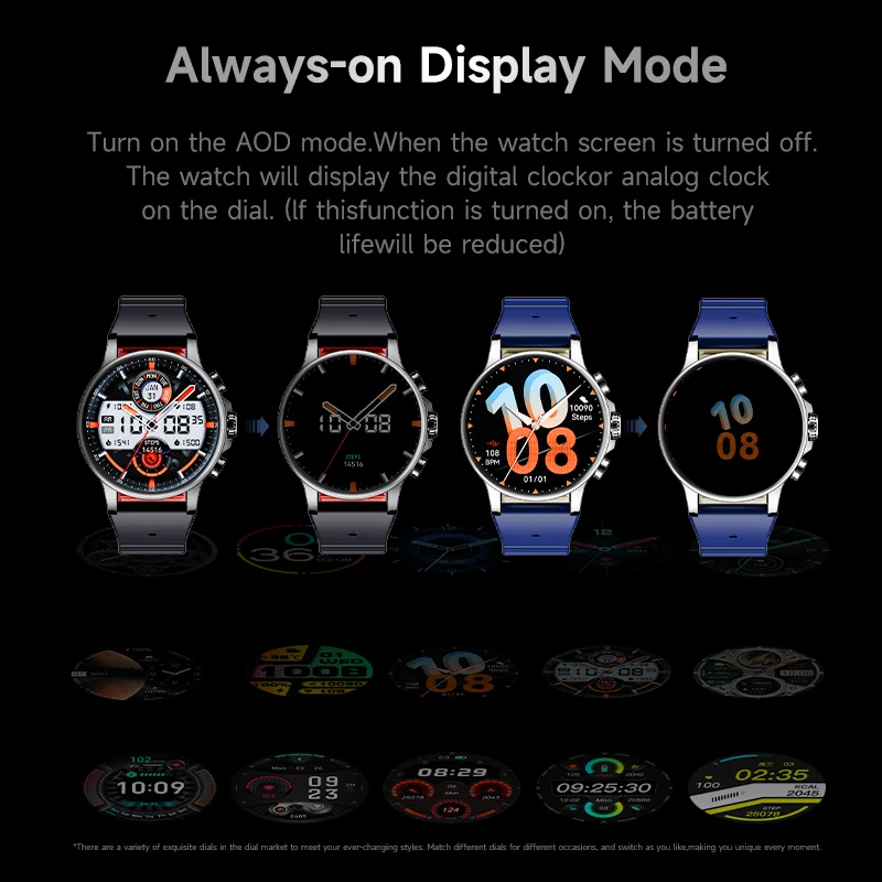 2025IMIKI HOLO ULTRA SmartWatch 1.6 "AMOLED 1000Nits Monitoramento de Saúde IP68 Suporte 100+ Modos Esportivos Presentes de Temporada de Graduação