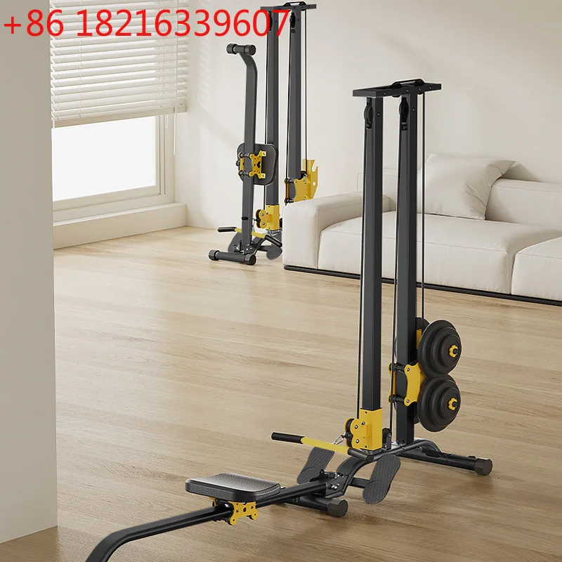 YAO Home Use Rowing Machine with Pull-Back Function LAT Pull Down Machine for Fat-Burning Workouts Gym Equipment