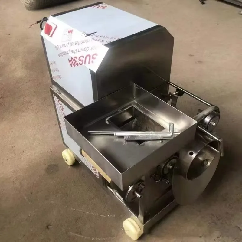 Customized Automatic Fish Bone Separator and Meat Collector Machine Industrial Equipment for Fish Ball Making Commercial