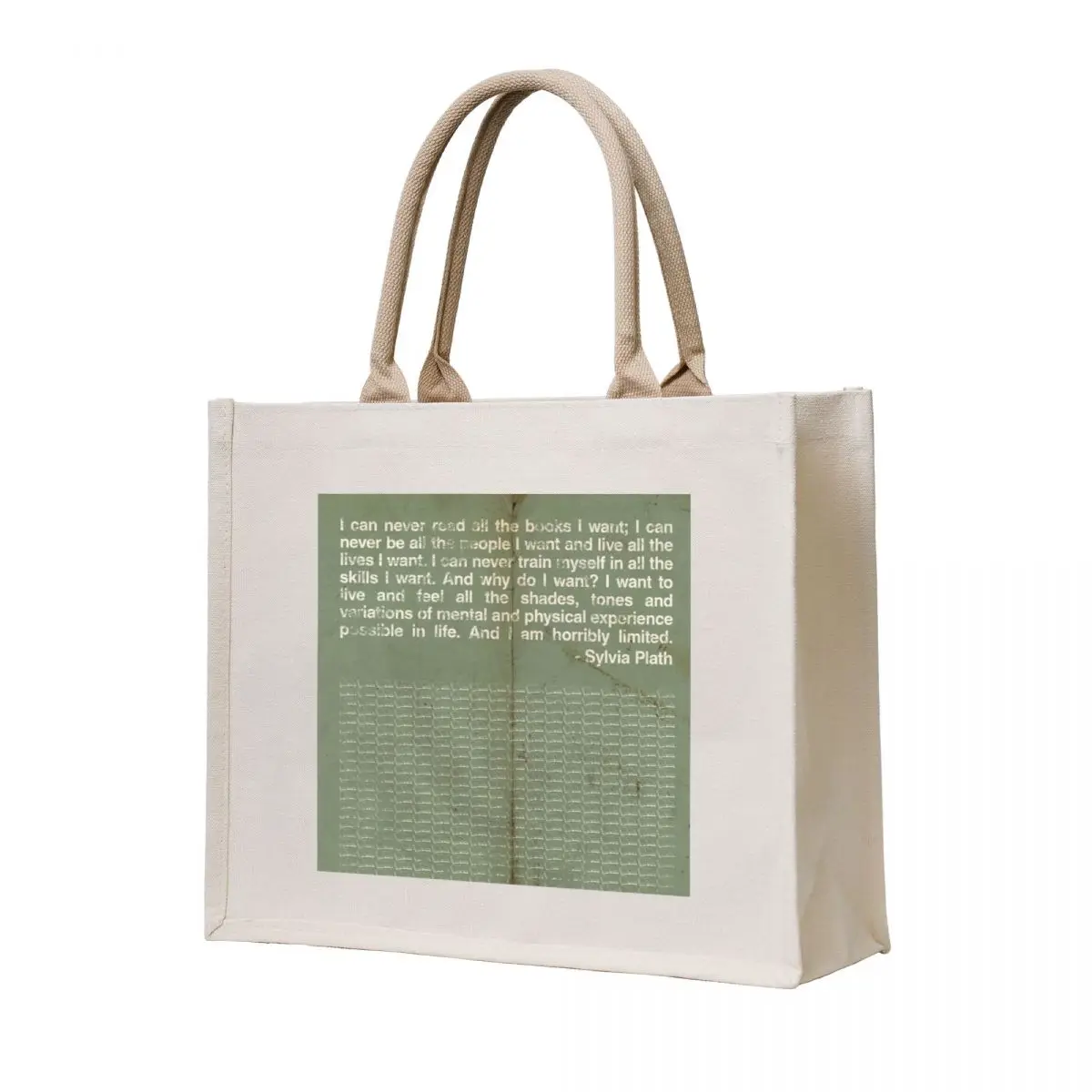 Sylvia Plath Tote Bag Women's bags ecological bags Fabric bag personalized tote