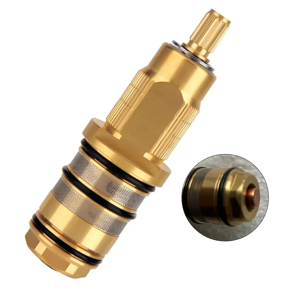 1Pc Thermostatic Spool Brass Cartridge Shower Mixer Valve Bar Replacement Parts For Bathroom Kitchen Tap Facuet Accessories