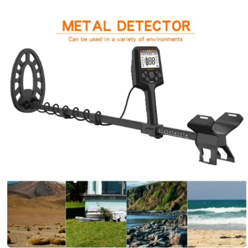 Newest TIANXUN T44 Pro Professional Metal Detector Pinpointing Gold Detector Waterproof Adjustable Tracker High Sensitivity