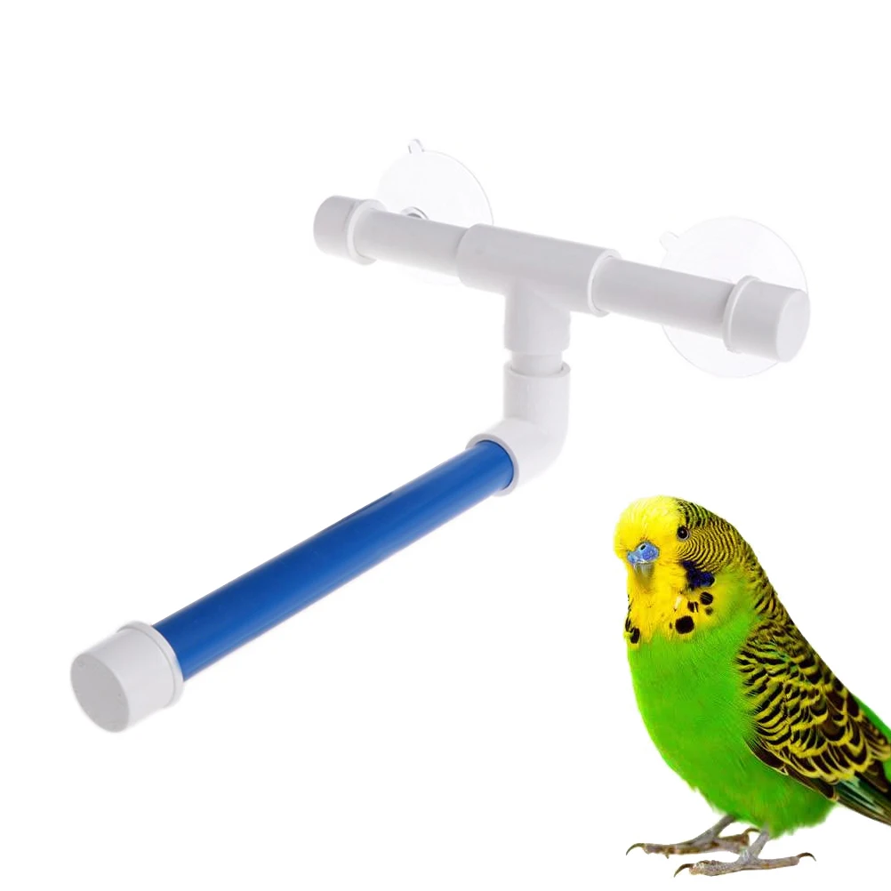 

Shower Perch Stand for Birds Strong Suction Cup Mountable Bird Bathing Platform Ideal for Canaries Lovebirds Easy Install on