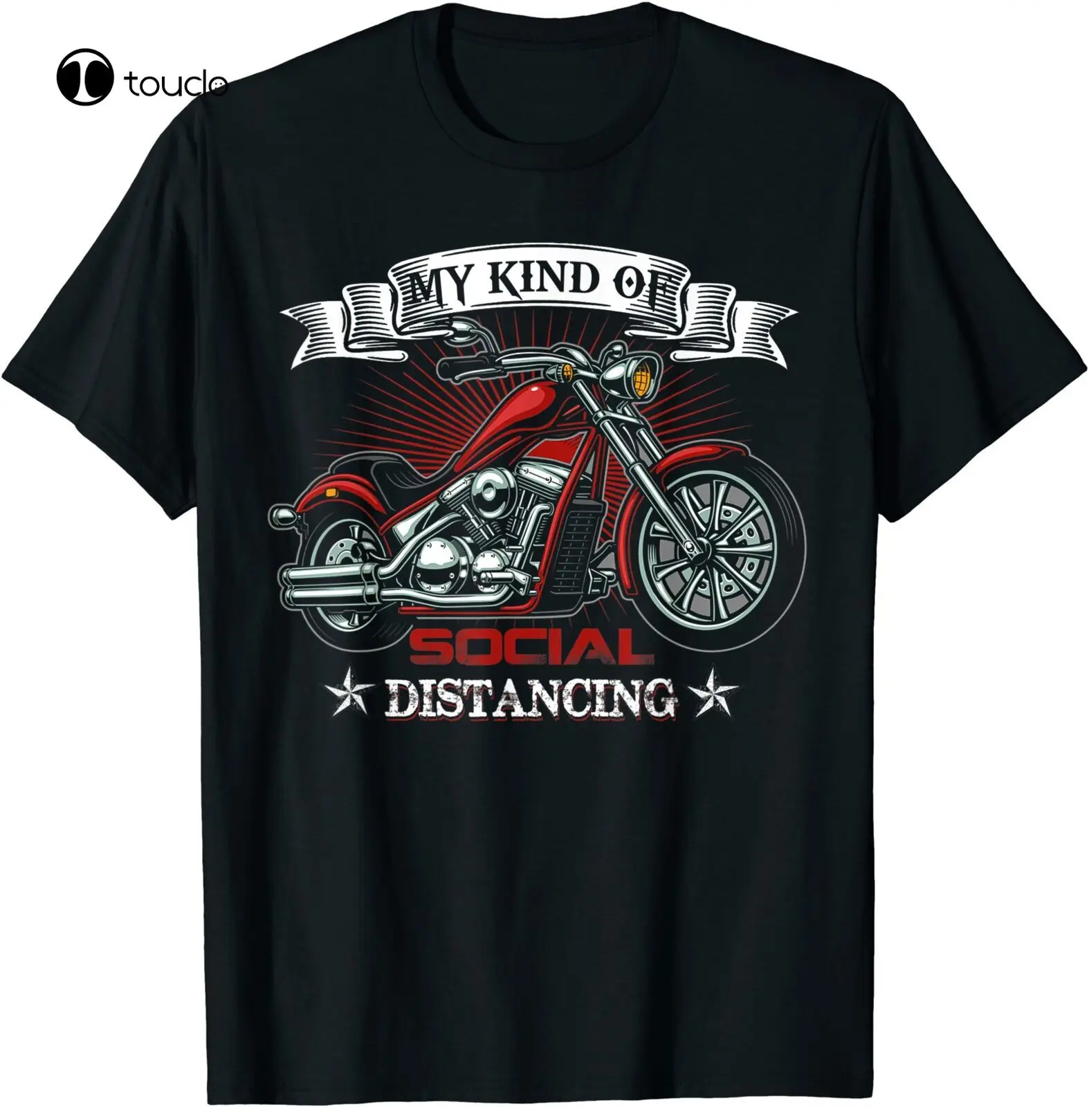 

New Motorcycle Biker Men'S T-Shirt Social Distancing Short Sleeve Tee Gift Shirt Cotton T Shirt Unisex Fashion Tshirt Summer