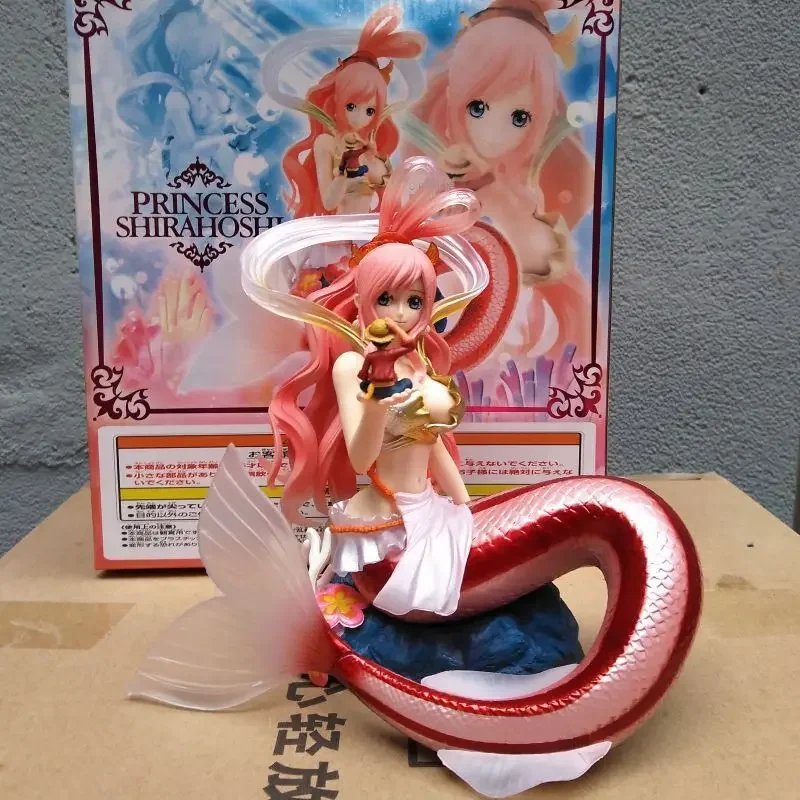 Anime Figure One Piece Shirahoshi Princess Mermaid Statue PVC Action Figure Sexy Model Collectible Decoration Toy Childron Gift